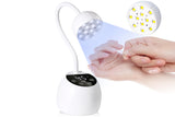 Mini LED Nail Lamp With Adjustable Gooseneck For Gel Nails