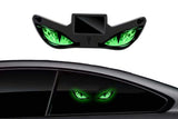 Solar Powered Devil Eyes Car Dynamic Light Car Decal Car Window Interior Decoration