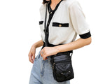 Women Crossbody Purse Multi-Pocket PU Leather Shoulder Bag Phone Bag
