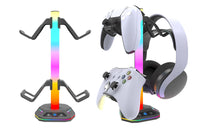 RGB Game Controller Headset Desktop Holder Colorful Controller Stand Gaming Accessories