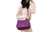 Women Shoulder Handbag Roomy Multiple Pockets Bag