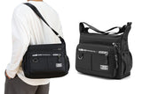 Multi-Pocket Men's Crossbody Shoulder Bag for Outdoor Travel and Commuting