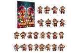 2025 Advent Countdown Calendar Funny Monkey Ornaments
