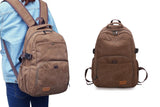 Large Capacity Canvas Backpack Laptop Notebook School Travel Backpack