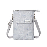 Canvas Crossbody Cell Phone Bag