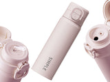 500ML Leakproof Dual Function Lid Insulated Water Bottle with Straw Stainless Steel Thermos