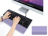 Ergonomic Keyboard Wrist Rest Pad Integrated Wrist Support for Gaming and Office