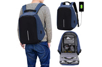 Anti-Theft Backpack School Travel Laptop Bag with USB Charging Port