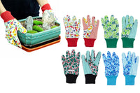 Floral Gardening Gloves Soft Breathable Yard Work Glove