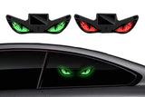 Solar Powered Devil Eyes Car Dynamic Light Car Decal Car Window Interior Decoration