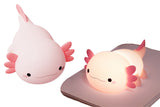 Silicone Axolotl Touch Sensor Rechargeable Night Lamp