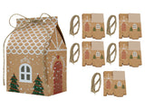 50Pcs Christmas Party Gift DIY Boxes Festive Gift Wrapping Boxes