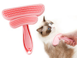 2pcs Curved Pet Brush for Dogs and Cats Pet Grooming Brushes Fur Removal