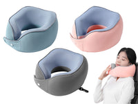Portable Hump Detachable Neck Pillow with Storage Bag