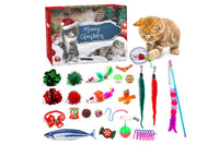 24 Days Christmas Countdown Calendar Gift Interactive Cat Toys