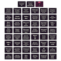 50 Sheets Fun Drinking Parties Game Cards