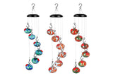 Wind Chime Hummingbird Feeder Plastic Hanging Bird Water Feeder for Outside