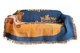 Yellow Submarine Pattern Camping Blanket Sofa Throw Blanket