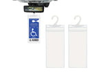 Handicap Parking Placard Holder Ultra Transparent Cover for Disabled People