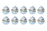 10Pcs Clear Crystal Pendants Crystal Glass Chandelier Prism