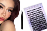 Lash Clusters with Eyelash Curler Wispy Cluster Eyelash