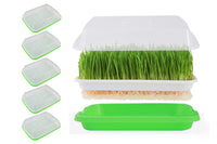 5 Pack Seed Sprouter Trays for Microgreens Soil-Free Growing