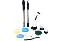 Electric Spin Scrubber With 8 Replaceable Brush Heads