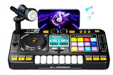 Multifunctional Bluetooth DJ Turntable Simulation with Microphone