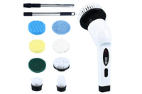 Electric Spin Scrubber With 8 Replaceable Brush Heads