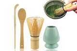 4Pcs Bamboo Chashaku Matcha Whisk Set