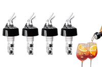 4Pcs 30ml Bottle Pourers Plastic Quick Shot Measure Bottle Spouts
