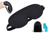 3D Contoured Blackout Adjustable Sleep Eye Mask