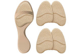 2 Pairs Anti-Slip Invisible Foot Pads High Heel Comfort Pads