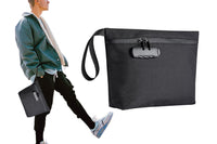 Odor&Water Resistant Bag w/Combination Lock Portable Travel Pouch