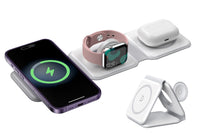 3-in-1 Foldable Magnetic Wireless Charging Base for iPhone