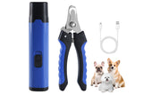 Rechargeable Pet Nail Grinder Trimmer and Claws Clipper Kit