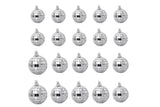 20Pcs Christmas Mirror Disco Balls – Hanging Decorations