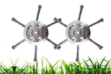 2Pcs Steel Wire Grass Trimmer Replacement Heads for Brush Cutter