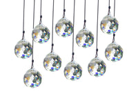 10Pcs Clear Crystal Pendants Crystal Glass Chandelier Prism
