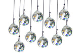 10Pcs Clear Crystal Pendants Crystal Glass Chandelier Prism