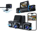 4-in-1 Dash Cam 1080P Front and Rear Left Right Camera