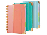 A5 Notebook 300 Pages PU Leather Cover Journal with Ruler Bookmark