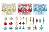 40-Piece Christmas Tree Ball Ornaments Set