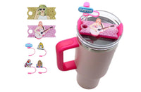 6-Piece Taylor Swift Inspired Straw Covers and Nameplates for Stanley Tumbler Cup