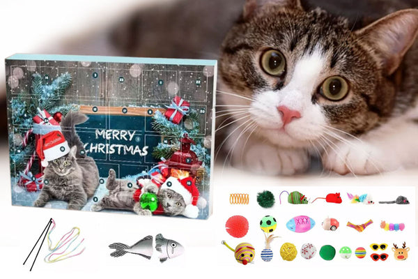 2024 Cat Toys Christmas Advent Calendar