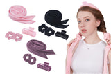 Heatless Hair Curler with Hair Clip and Hair Ties