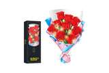 200 Pieces Building Blocks Flower Bouquet Assembly Toy