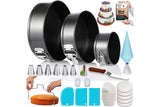 100Pcs Springform Cake Pan Kit Baking Tools For Kitchen Baking
