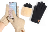 Full Finger Gloves Winter Touchscreen Plus Fleece Gloves