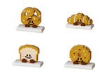 4Pcs Mini Bread Theme Building Blocks Toy Set